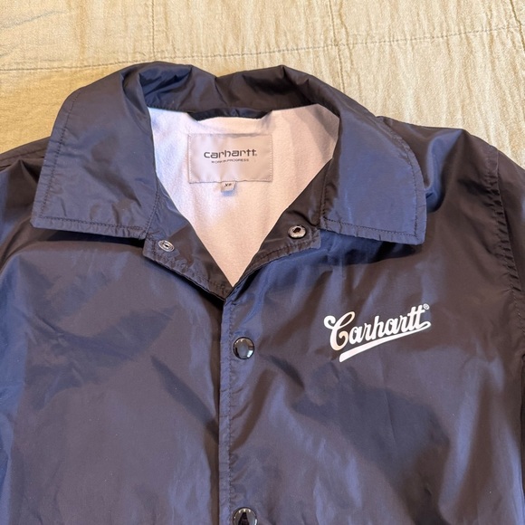 Carhartt | Men's (unisex) black WINDBREAKER CARHARTT WIP STRIKE COACH JACKET - Picture 2 of 5